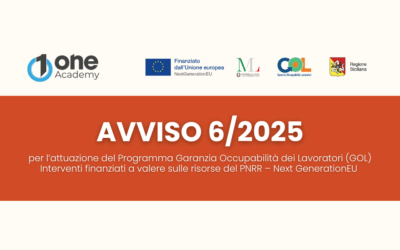 Avviso 6/2025 – PIANO NAZIONALE DI RIPRESA E RESILIENZA (PNRR) Programma “Garanzia di Occupabilitá dei Lavoratori – GOL” 