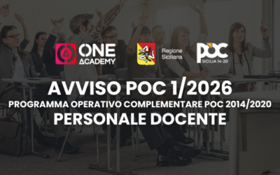 Avviso POC 1/2026 – Programma Operativo Complementare POC 2014/2020 – PERSONALE DOCENTE