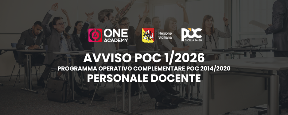 Avviso POC 1/2026 – Programma Operativo Complementare POC 2014/2020 – PERSONALE DOCENTE